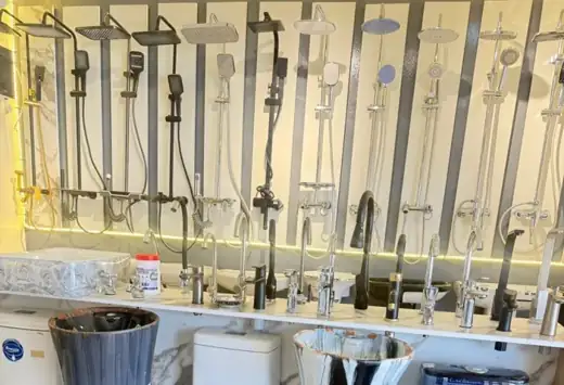 Shower sets and mixer taps at Brazil Plumbing Center Fort Portal